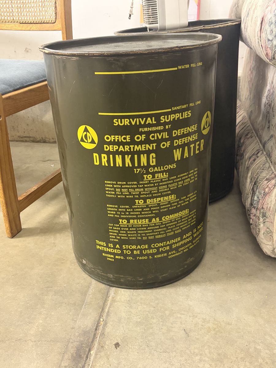 Vintage Water Barrels