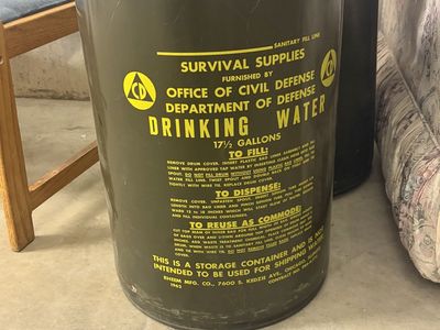 Vintage Water Barrels