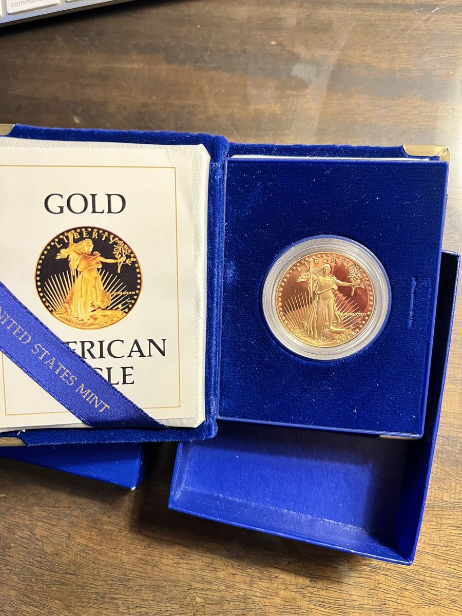 American Eagle One Ounce Proof Gold Bullion Coin 1986