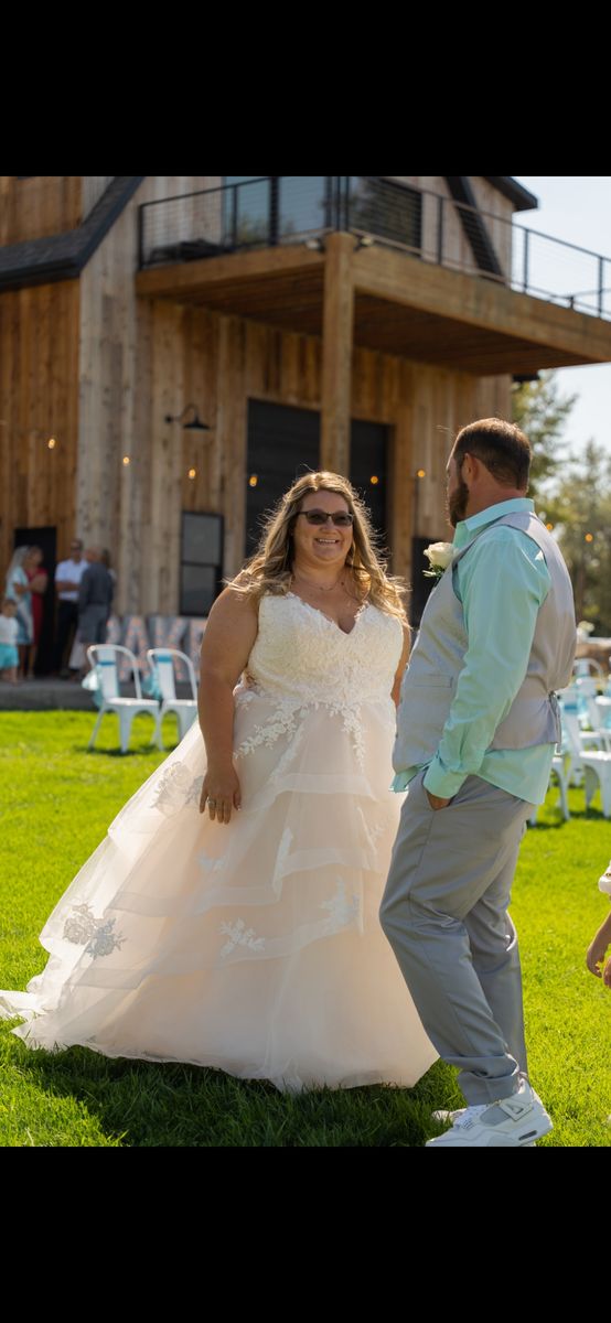 Plus size wedding dress