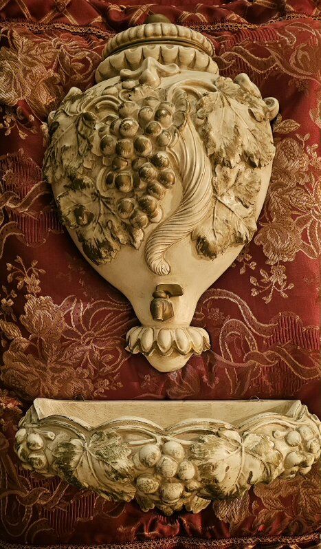 Vintage Faux 1950's Lavabo and Basin Wall Hanging