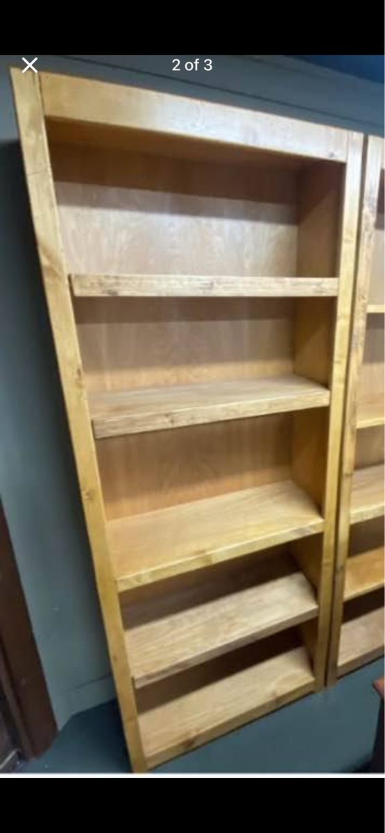 Alder Wood Bookcase - pickup by 8/30 or 8/31