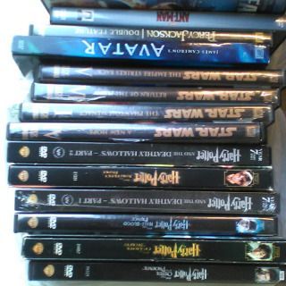 55 new movie DVD's mostly action sci-fi c. 1975-2010