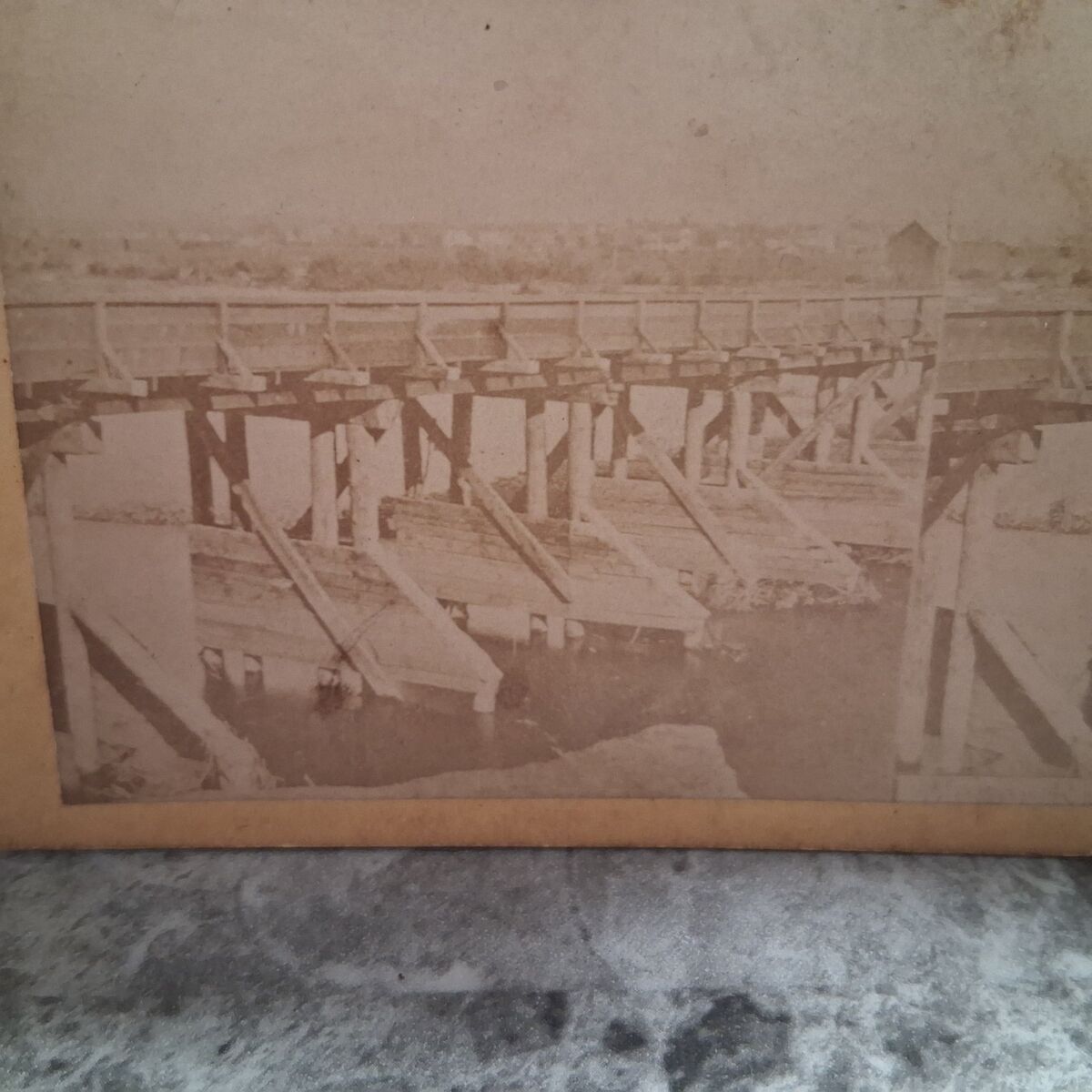 Weber river Railroad bridge 1860s