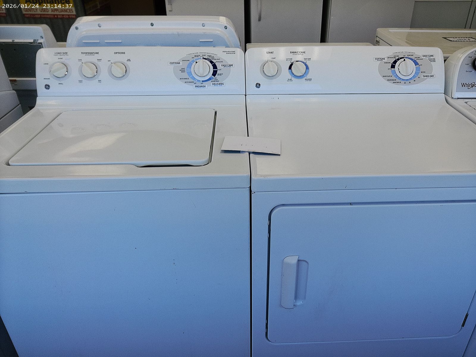Clean Top Load Washer and Dryer~90 Day Guarantee
