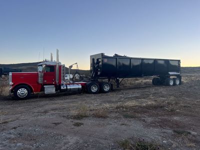 Peterbilt 389 & Scrap Master 40’ End Dump