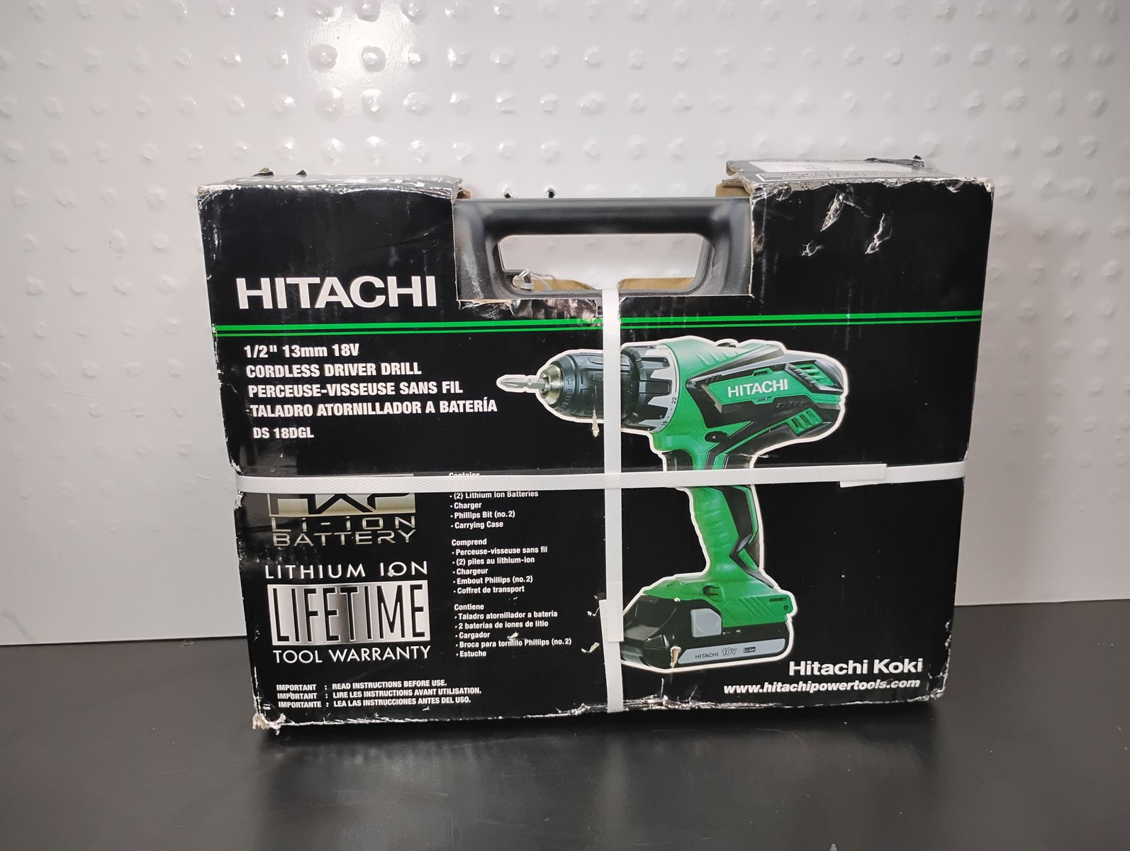 Hitachi DS18DGL 18V Cordless Drill/Driver w/ Battery and Charger