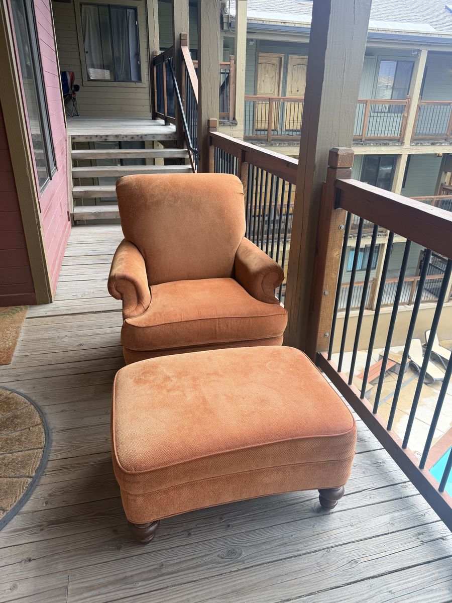 Chair and ottoman