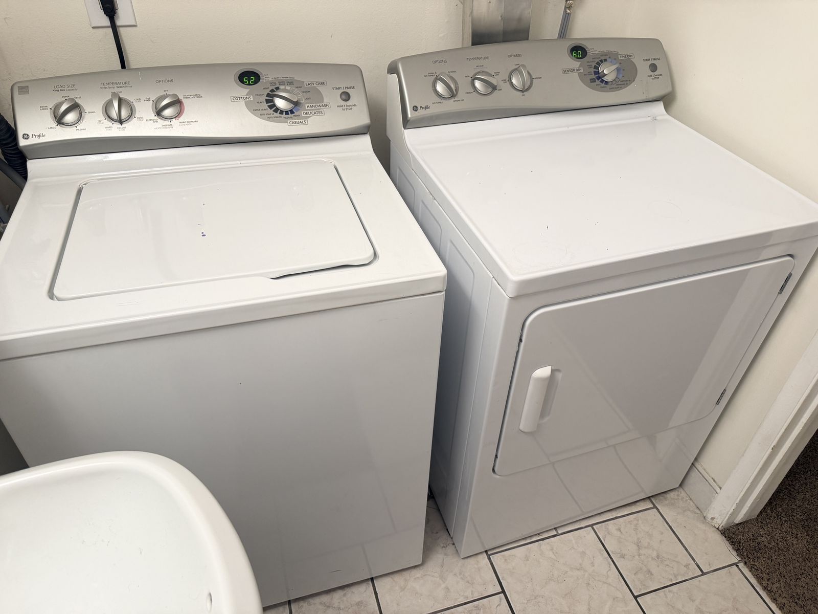 GE Profile Washer and Dryer