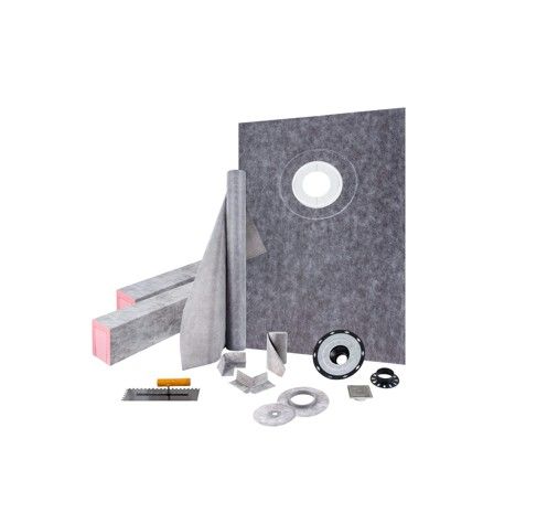 VEVOR 38" x 60" Watertight Shower Curb Tray Base Membrane Tile Adjustable Size