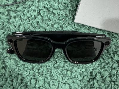 Rokid AI Smart Glasses Black with Case and Charging Cable