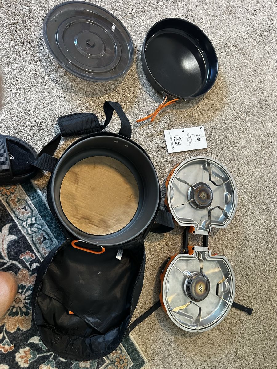 Jetboil Genesis Basecamp Camping Cooking System Stove & Cook Pot Set