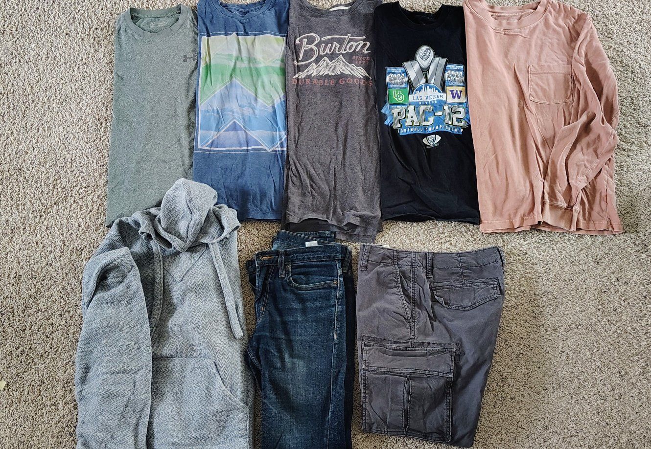 Men's shirts and pants