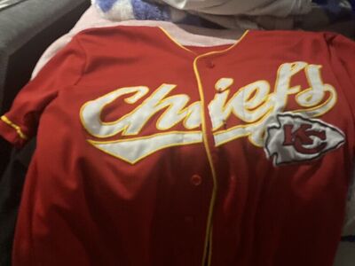 Medium Size Nfl Baseball Jersey Kansas City Chiefs