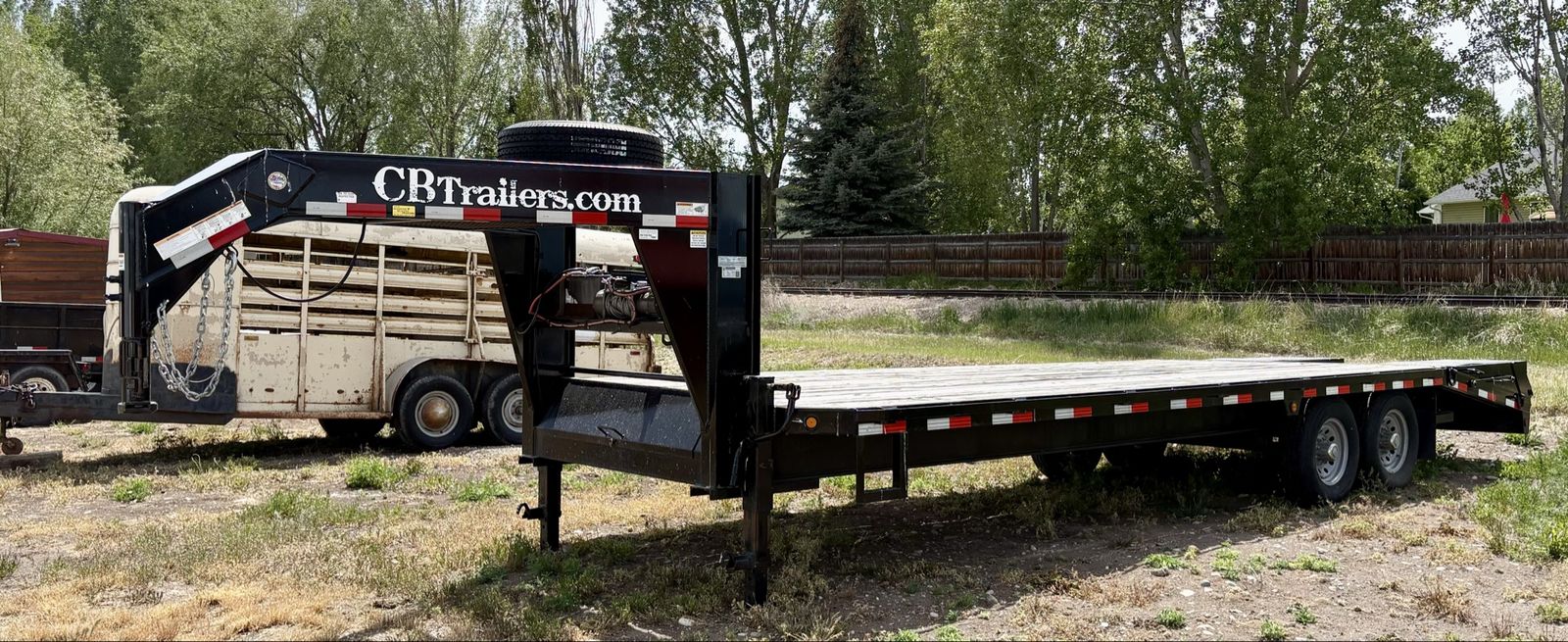 2020 C&B Trailers 5th Wheel Flatbed Trailer