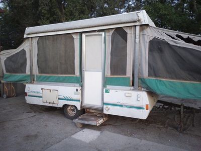Coleman tent trailer