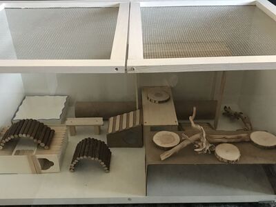 Large Hamster Cage Enclosure