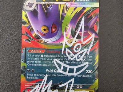 Pokemon Mega Gengar EX Voice Actor Marc Thompson Autographed - JSA Authenticated