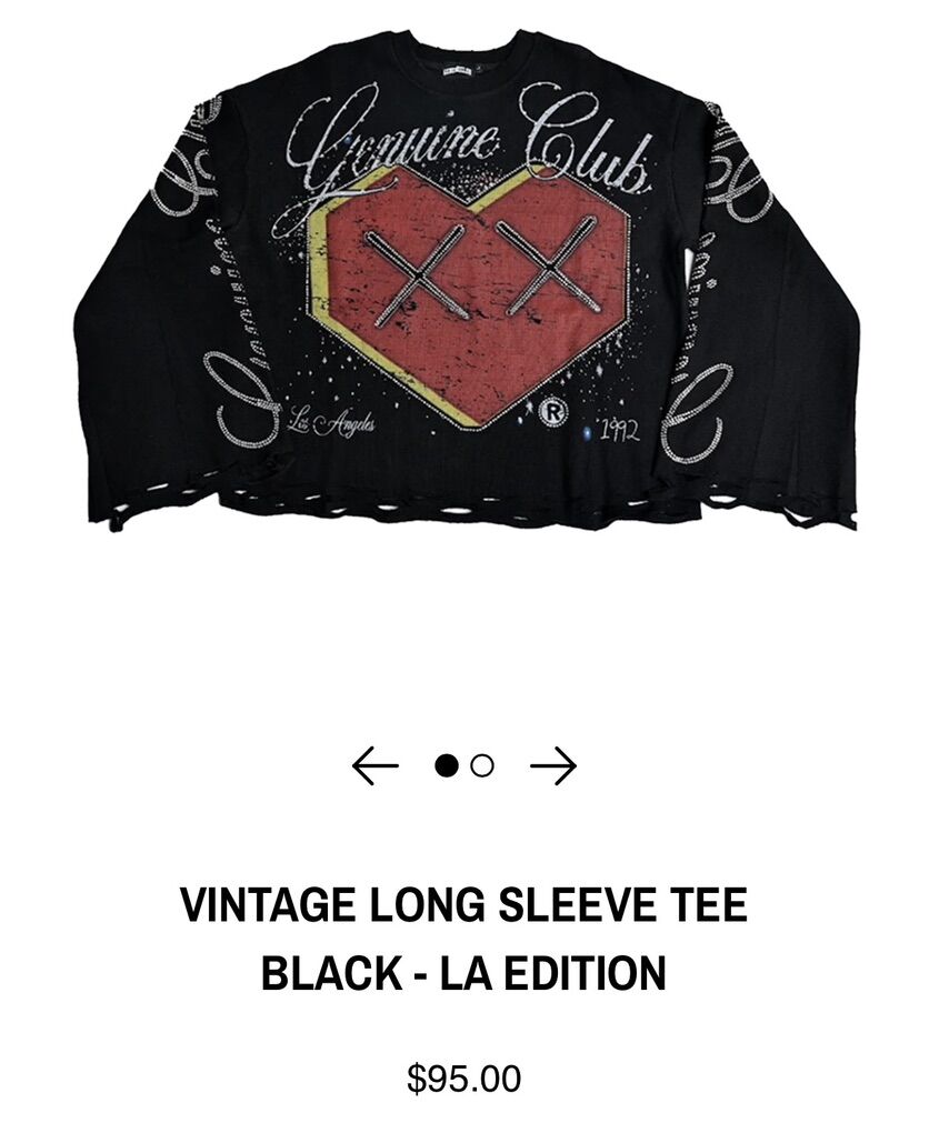 Designer Streetwear Long Sleeve