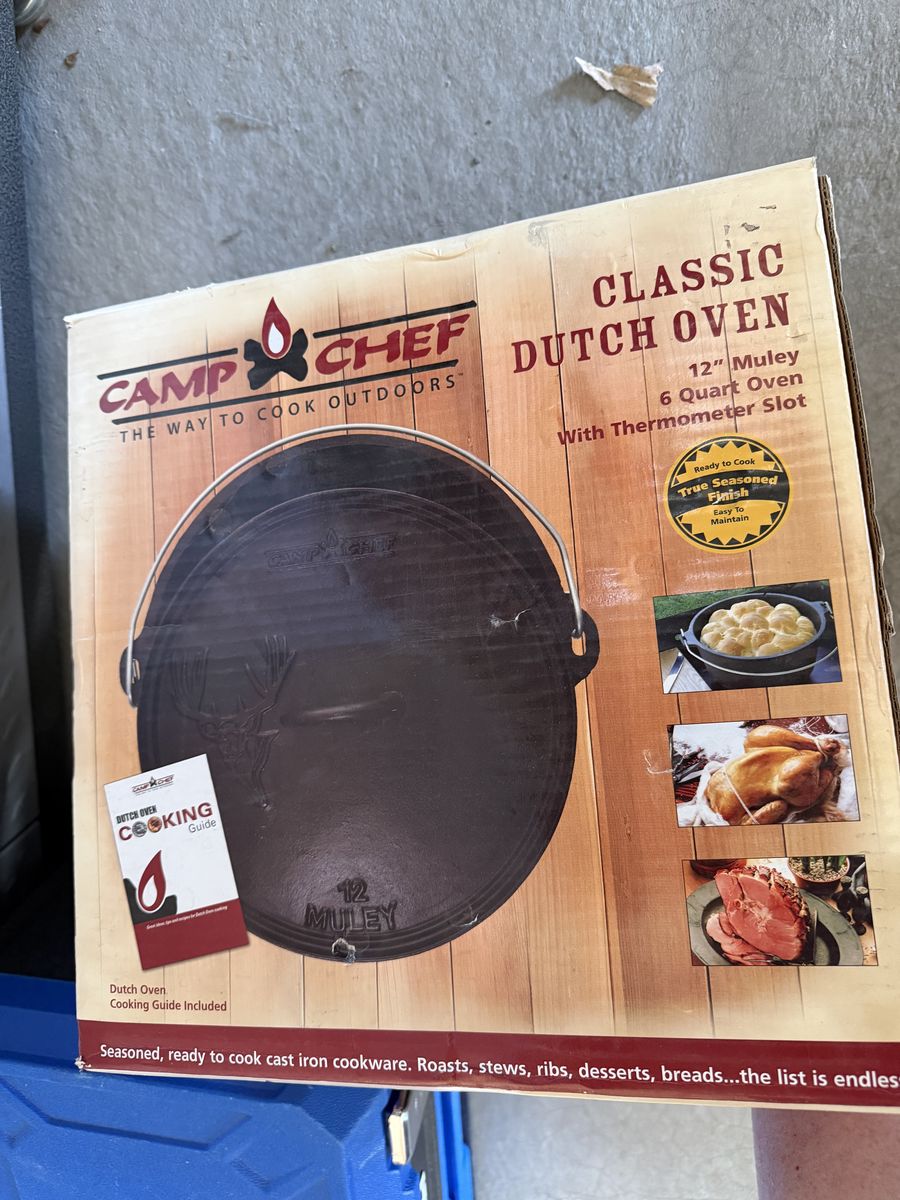 New camp chef 12”/6 quart Dutch oven for sale