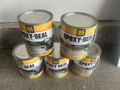 Paint Epoxy Seal Garage Concrete Paint