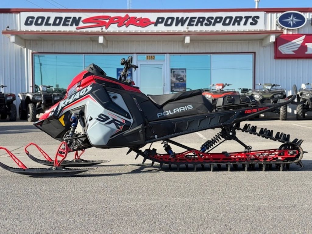 2025 Polaris® 9R RMK KHAOS 155 Storm Gray / Indy Red