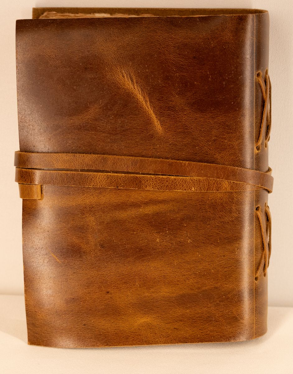 Vintage Oak Brown Journal