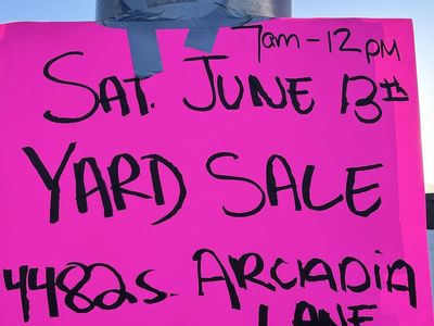 Yard Sale