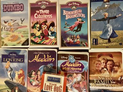 Vintage VHS Disney movies 2 dollars each