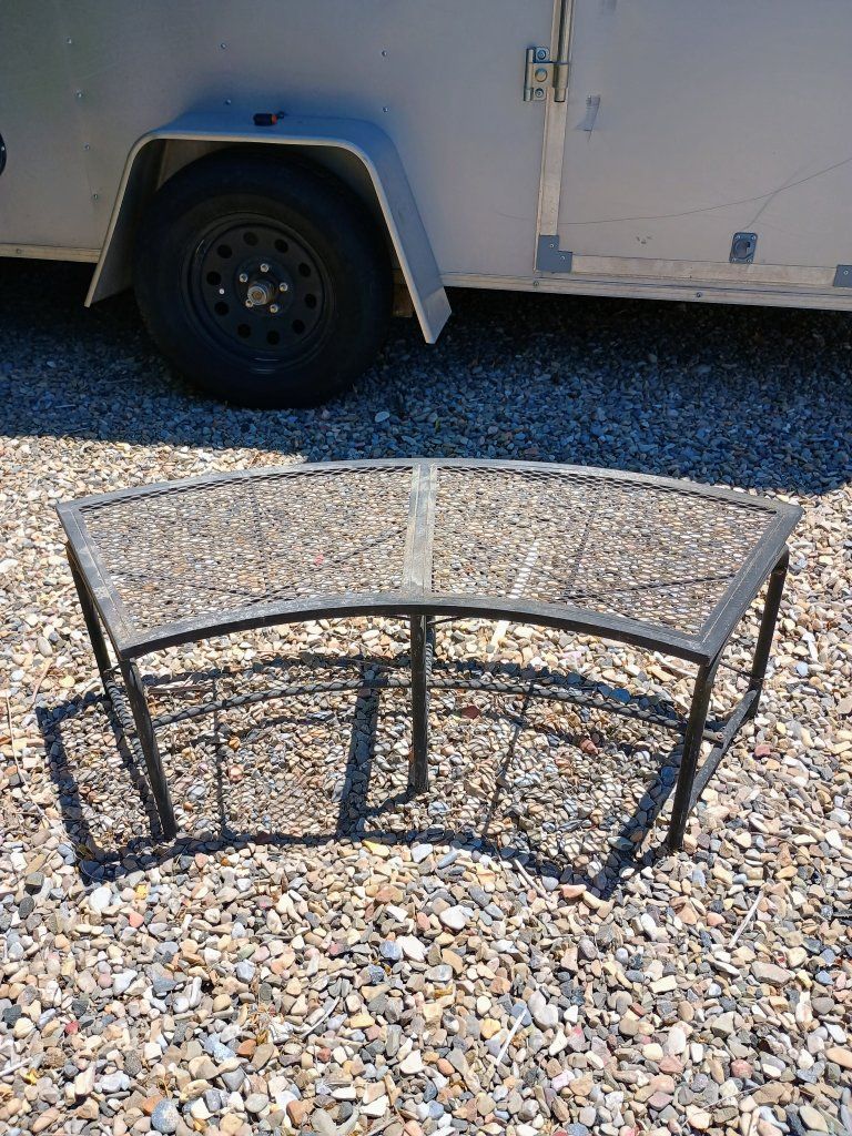 2 Fire pit benches. 1 new/1 used