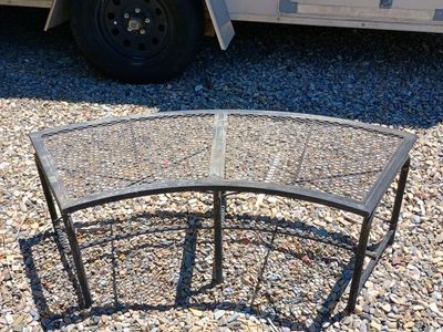 2 Fire pit benches. 1 new/1 used