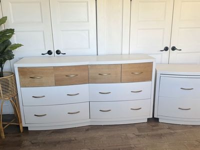 Solid Wood Dresser and Nightstand