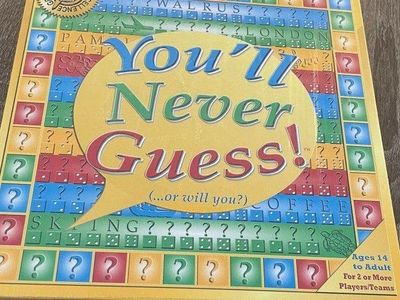 You'll Never Guess board game
