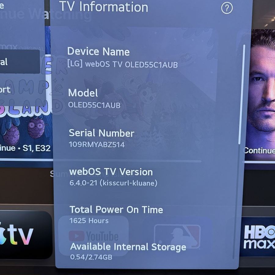 Lightly Used 55” OLED LG C1