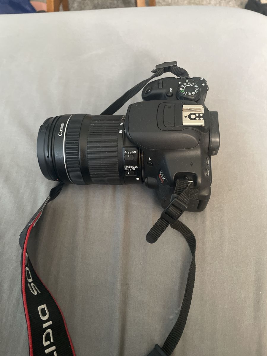 Canon EOS Rebel T3i DSLR Camera with EF-S 18-55mm IS II Lens, Battery, SD Card & Bag