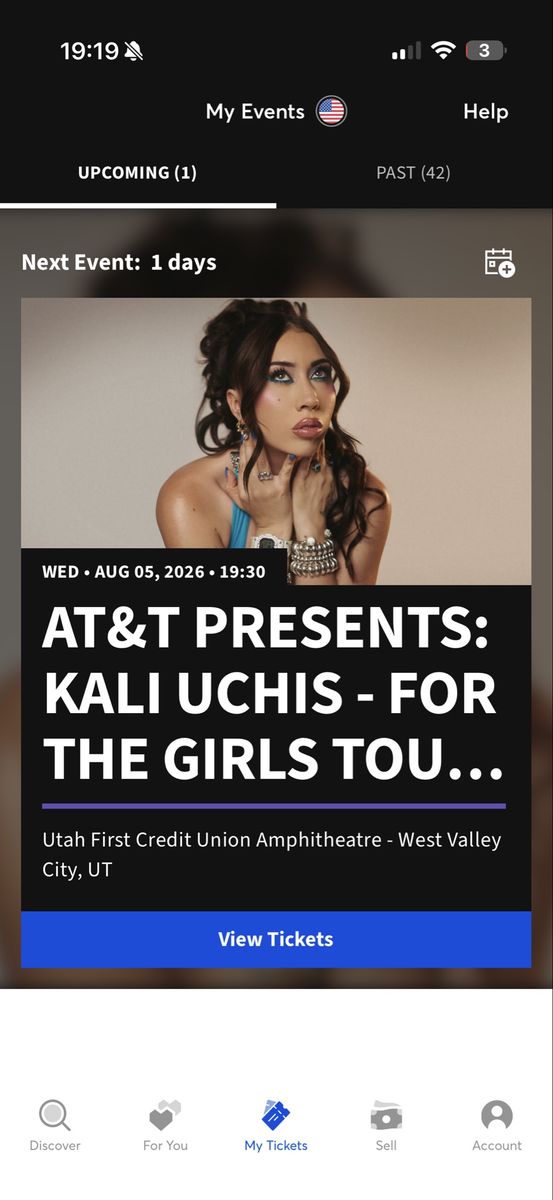 Kali Uchis Tickets - Utah First Credit Union Amphitheatre - Aug 5, 2026 - Sec 302 