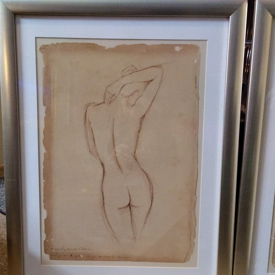 Stunning Ethan Harper Antique Figure Study Art