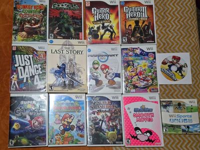 Wii game bundle including Guitar Hero World Tour! trades considered!