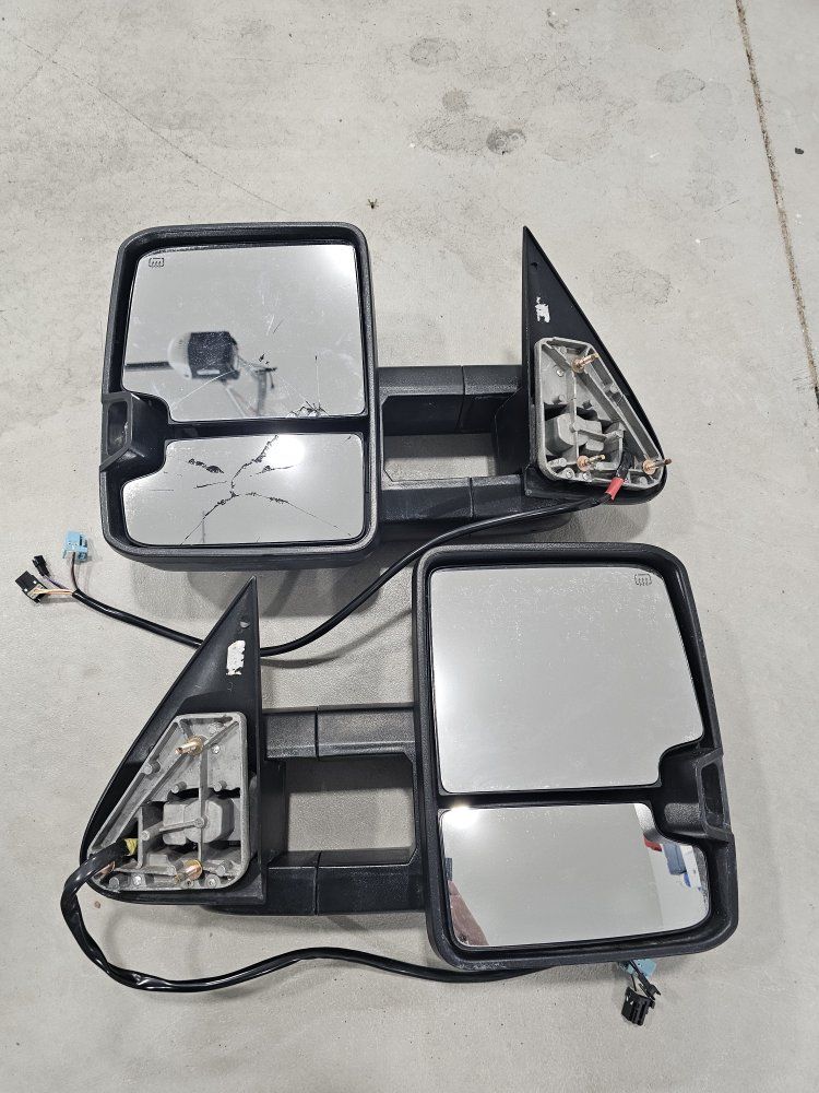 03-06 07 Chevy Silverado GMC Sierra Tow Mirrors Tahoe