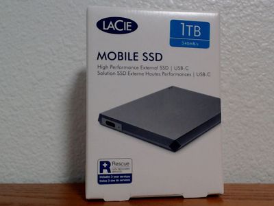 Lacie 1TB Mobile SSD STHM1000400 New