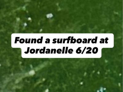 Found a surfboard at Jordanelle 6/20