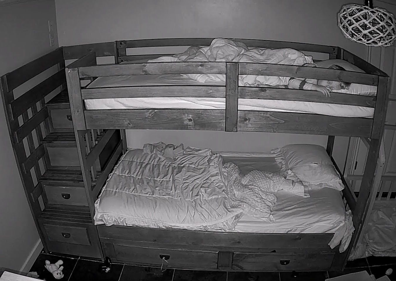 Solid wood bunk bed