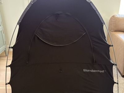 SlumberPod Portable Privacy Canopy Sleep Tent for Babies and Toddlers - Black