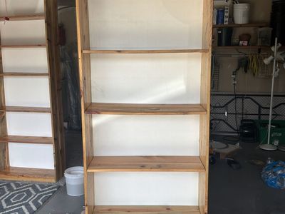7’ Wood Bookcases