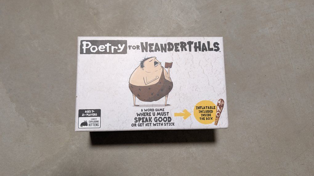 Poetry for Neanderthals Word Game by Exploding Kittens
