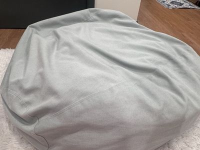Small Light Green Soft Beanbag Chair