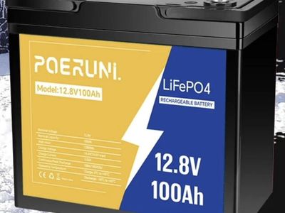 12V 100Ah LiFePO4 Batteries — Brand New Lithium