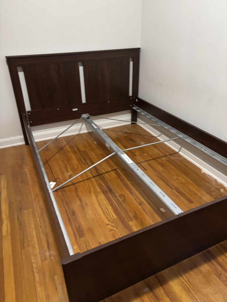 Bed frame and mattress