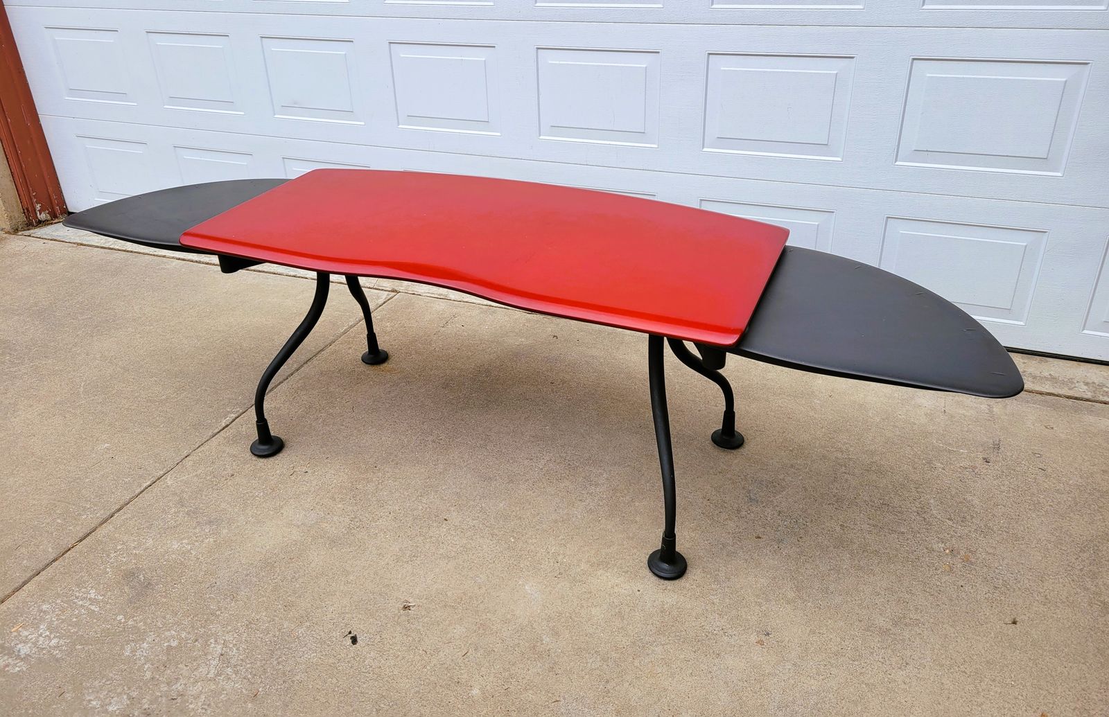 Mid Century Herman Miller Desk with Retractable Wing