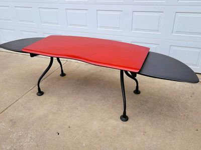 Mid Century Herman Miller Desk with Retractable Wing
